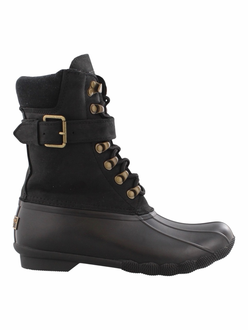Sperry – Shearwater Waterproof Duck Snow Rain Boots – Black – Sz. 6.5